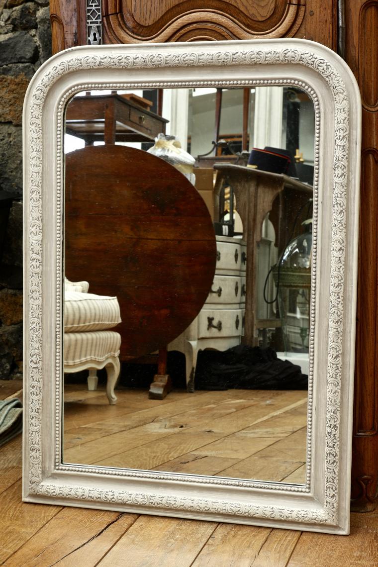 Gustavian Grey Mirror